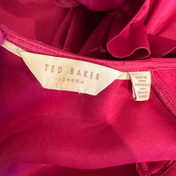 TED BAKER Ruffle Sleeve Mini Dress - Picture 13 of 15